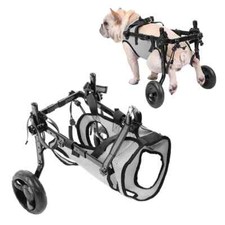 DOG WHEELCHAIR FOR BACK LEGS TWO WHEELED DOG CART ADJUSTABLE SMALL