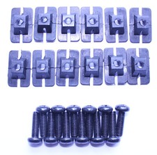 Mk2 Ford Escort Grille Clip & Screw Set RS2000 RS1800 Mexico Sport 1300GT 1100