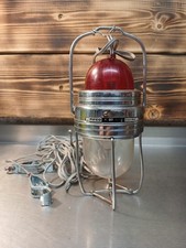 Vintage PIFCO Empire Made Dome Red White Motorist Inspection Lamp 