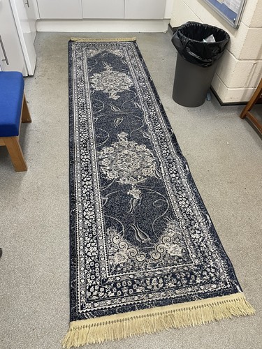 Dark blue carpet runner long - dark,