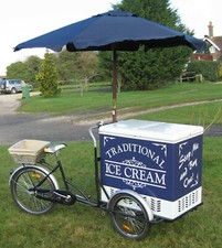 Brand New Traditional Ice Cream Tricycle "Stop Me & Buy One" Trike/Bike/Cart/Van