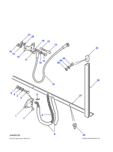 Land rover genuine screw pan - rover,