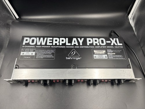 Behringer powerplay pro - powerplay, pro-xl