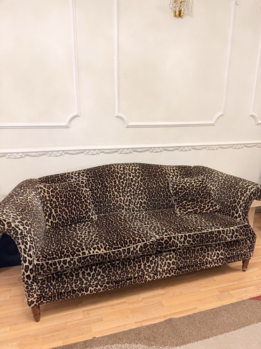 Vintage leopard print seater - leopard, 3