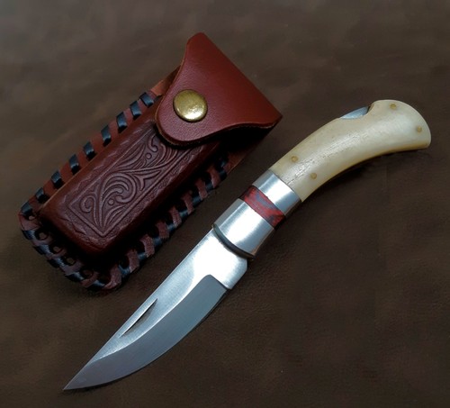 Real bone handle lockback edc - real,