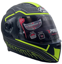 AIROH MOVEMENT-S FULL FACE FASTER YELLOW MATT XS HELMET ex-display minor marks