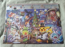 Pokemon Center Christmas Wonderland A4 Clear File/Folder 5pcs. New