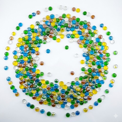 Summer mix glass pebbles - summer,