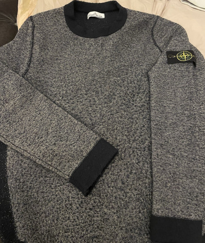 Stone island men navy knit - men’s,