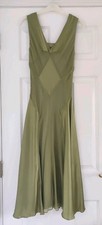 Phase Eight Olive Green Silk