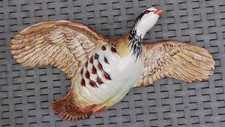 BESWICK BIRD PINK LEGGED PARTRIDGE 1188-1 WALL PLAQUE DUCK LARGEST SIZE