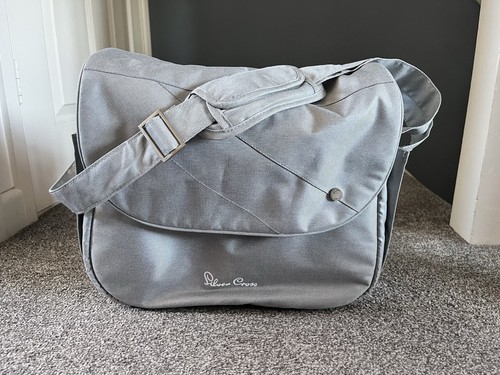 Silver cross changing bag - cross, in