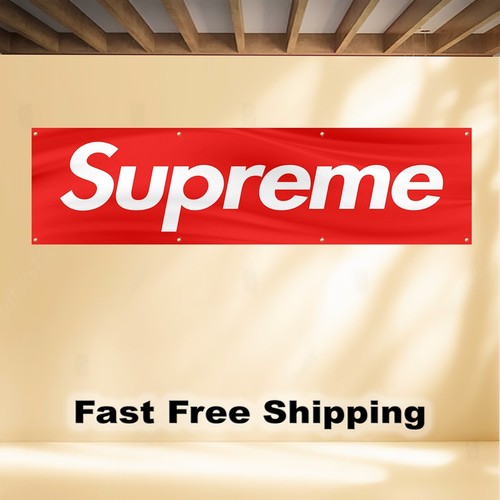 Supreme banner flag - supreme,