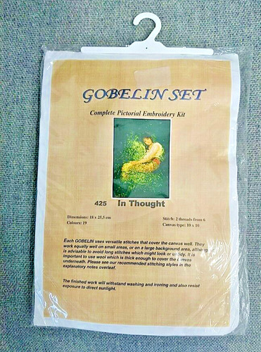 Gobelin pictoral embroidery - gobelin,