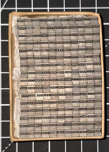 12pt dot rule - rule, metal
