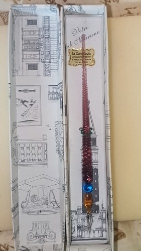 Murano glass pen - glass, pen,