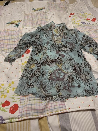 Canvas duck egg blue - egg, patterned