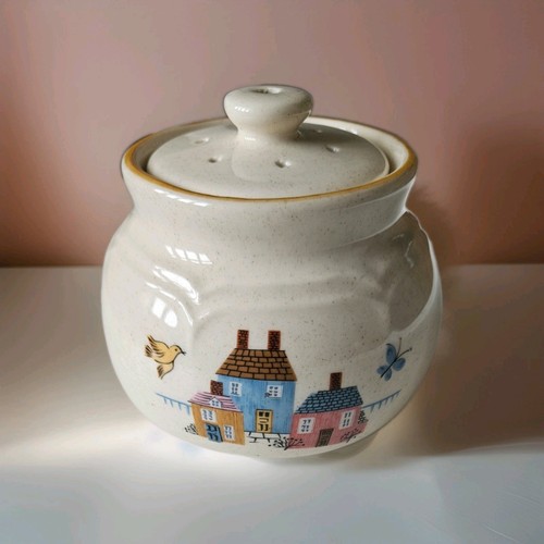 Vintage stoneware pot pourri - vintage,
