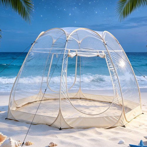 Pop bubble tent - pop-up, transparent