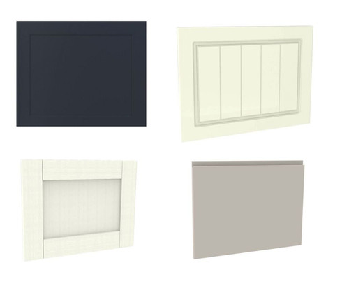 600mm extractor doors navy - doors,