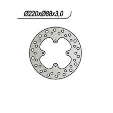FRONT BRAKE DISC NG 748 HONDA CR R RB 85 2003-2007