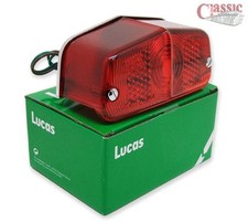 Lucas 564 style Genuine Lucas rear lamp stop & tail light, BSA, Triumph 