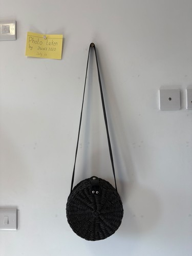 Topshop woven rattan bag - , round