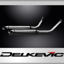 KAWASAKI MEAN STREAK EXHAUST VN1500 VN1600 02-08 2-2 550mm TURN OUT SILENCER