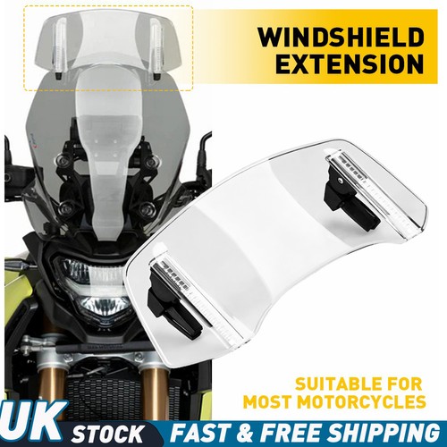 Clear windshield extension - clear,