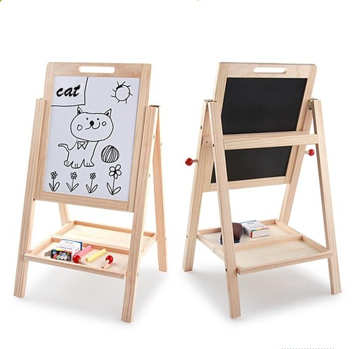 Kids wooden easel - wooden, 2