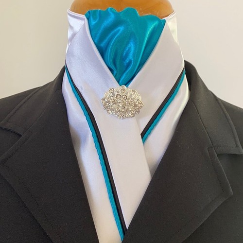 Hhd white satin dressage show - hhd,