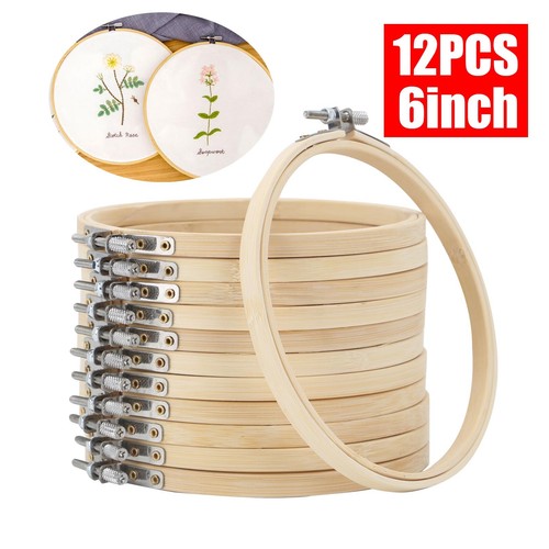 12pcs bamboo embroidery - bamboo,