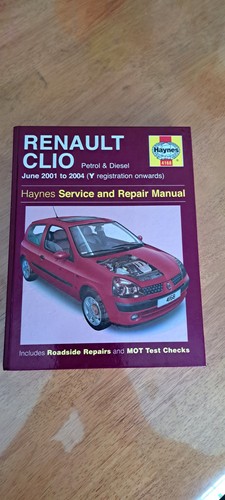 Renault clio 2001 2004 haynes - renault,