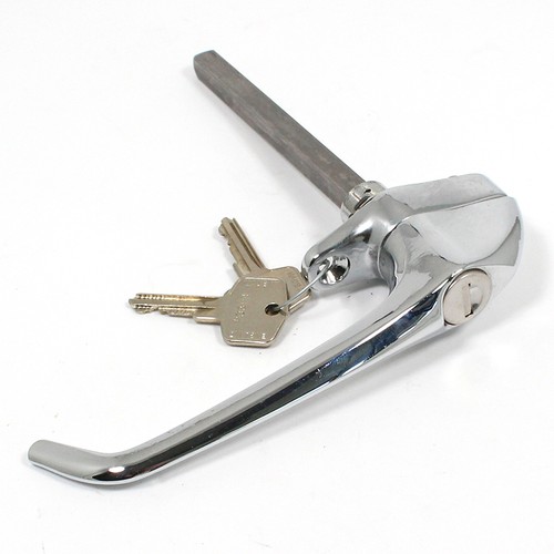 External locking door handle - door,