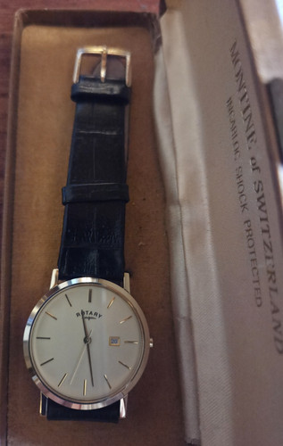 Rotary gold watch model
