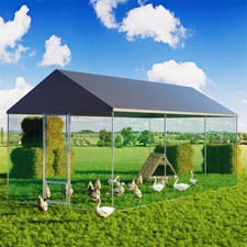 Walk In Chicken Run Galvanized