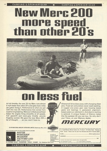 Mercury 200 20hp outboard - 200,