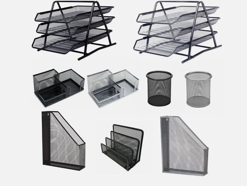 Desk organiser metal mesh - organiser,