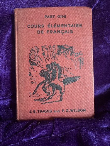 Vintage french school - school, book
