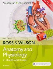 ANATOMY & PHYSIOLOGY IN HEALTH & ILLNESS - 13TH ED - ROSS & WILSON - PRE-OWNED