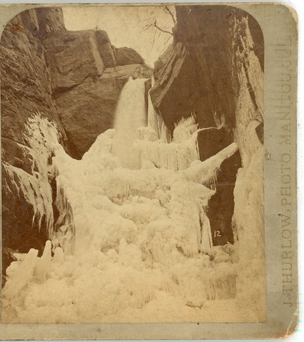 Rainbow falls winter - falls,