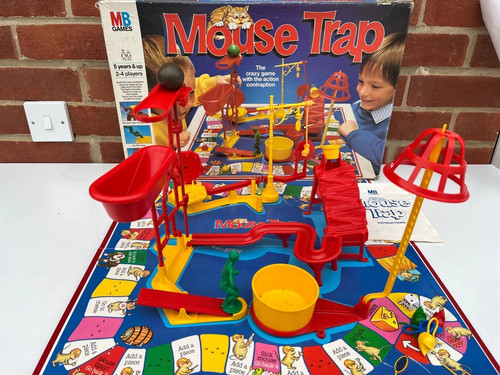 Vintage mouse trap - trap, parts