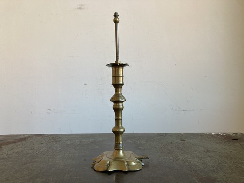 Antique brass lamp stand - antique,