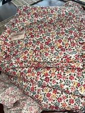 Cath Kidston King Size Sheet Set Floral Multicolor Garden Daisy Cotton