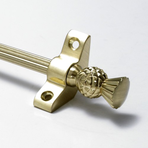 Satin brass stair - rods, 3/8"
