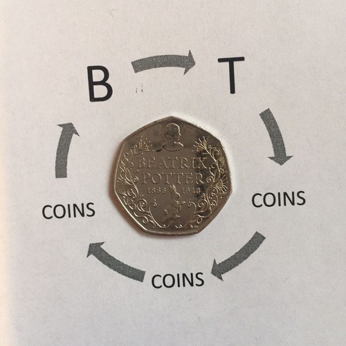 Olympic 50p coins - 50p, pence