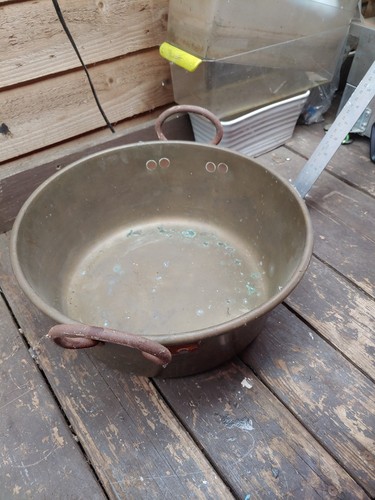 Antique jam pan 2kg brass - antique,