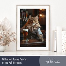 Smartly Dressed Pet Cat at the