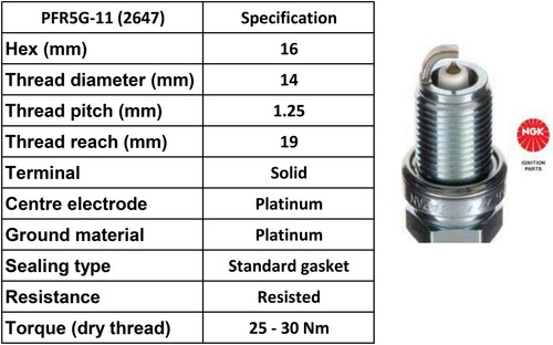 Ngk 2647 genuine - x,