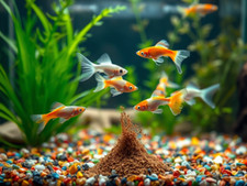 Premium Fry & Nano Fish Food Guppies Tropical Blend Calcium Iron and Magnesium